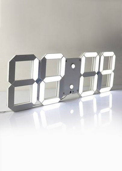더스윗 3D 라지 LED 벽시계 탁상시계 (무소음 알람시계) 2채널블랙박스